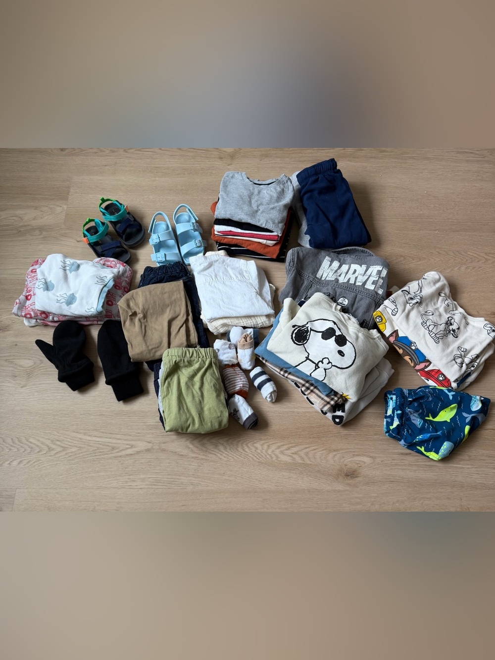 Bundle of boy clothes, 3T, Zara, Gap, LC Waikiki, Carters, H&M, Calvin Klein